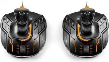 Thrustmaster T.16000M FCS Space Sim Duo Joystick - Black/Orange