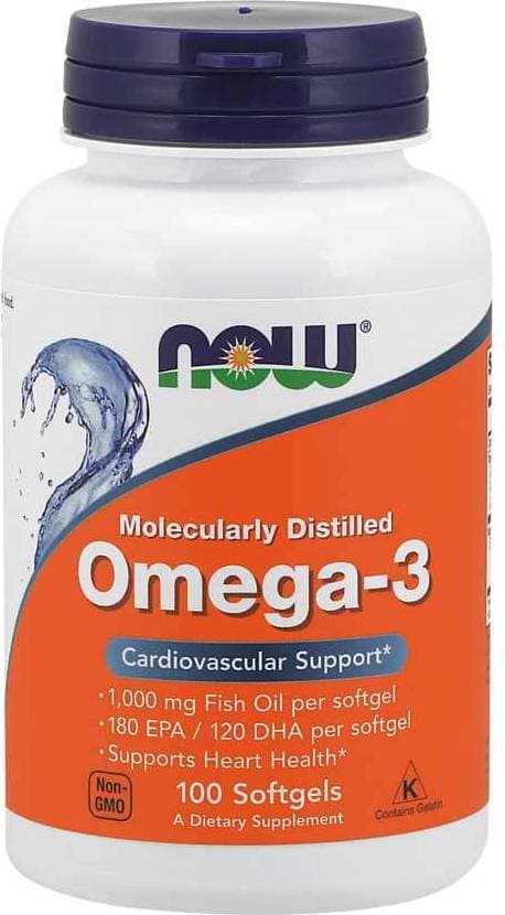 Now Foods Omega-3 Molecularly Distilled 100 st