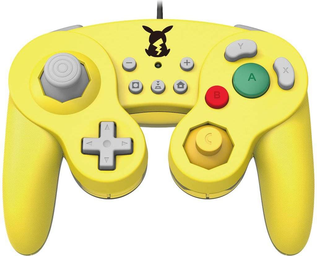 Hori Wired Battle Pad - Pikachu Edition (Switch) - Yellow