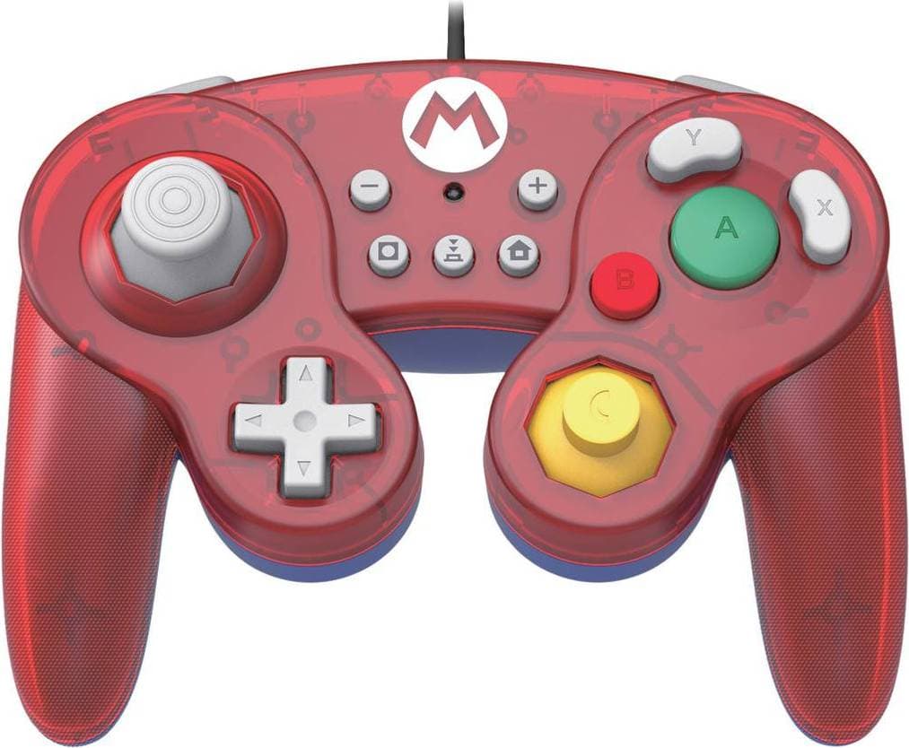 Hori Wired Battle Pad - Mario Edition (Switch)- Red/Blue