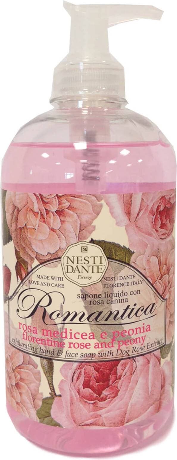 Nesti Dante Romantica Rose & Peony Liquid Soap 500ml