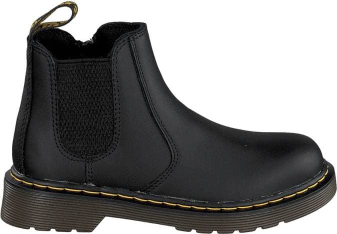 Dr. Martens Junior 2976 Leather Chelsea Boots - Black Softy T