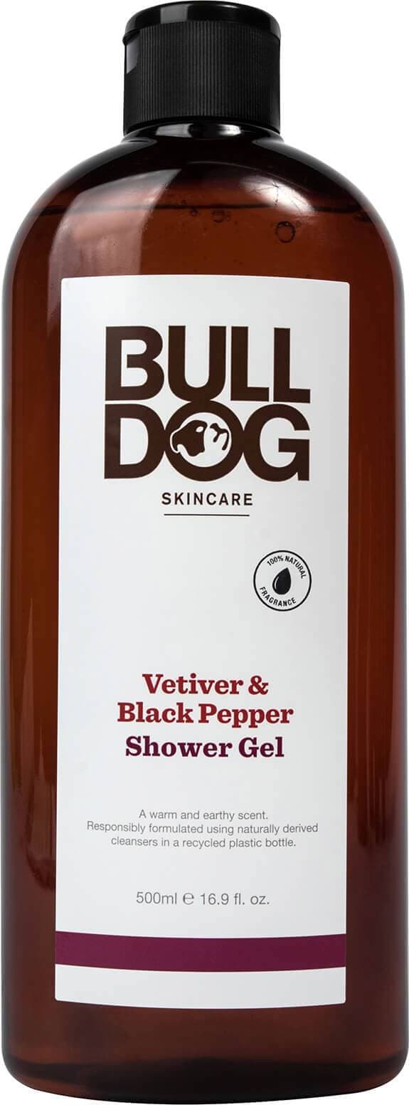 Bulldog Black Pepper & Vetiver Shower Gel 500ml