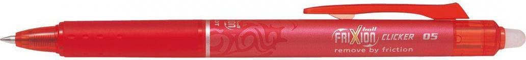 Pilot Frixion Ball Clicker Red 0.5mm Gel Ink Rollerball Pen