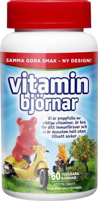 Active Care Vitamin Bears Raspberry Blueberry and Lemon 60 st