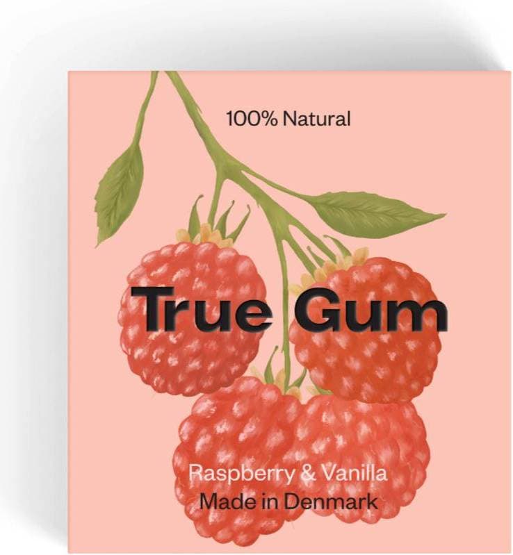 True Gum Raspberry & Vanilla 21g