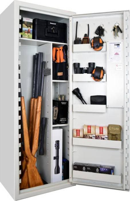 Scandinavian Safe SP88 Safety Cabinet with Key Lock (9 Weapons)