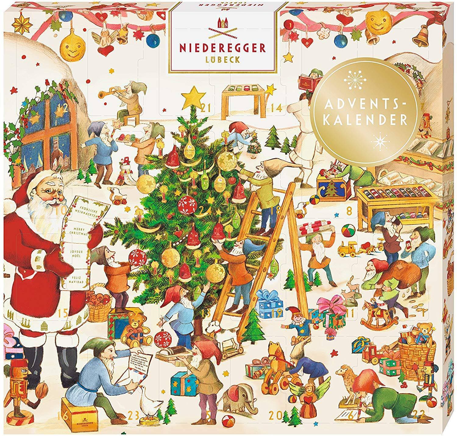 Niederegger Mini Gnome Adventskalender 2024