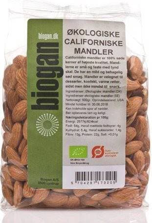 Biogan Organic California Almonds 400g 400g