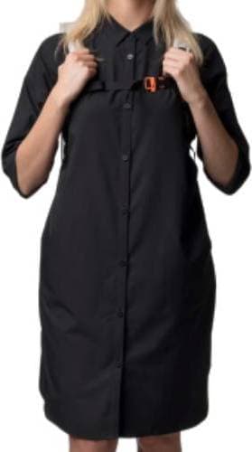 Houdini W's Route Shirt Dress - True Black