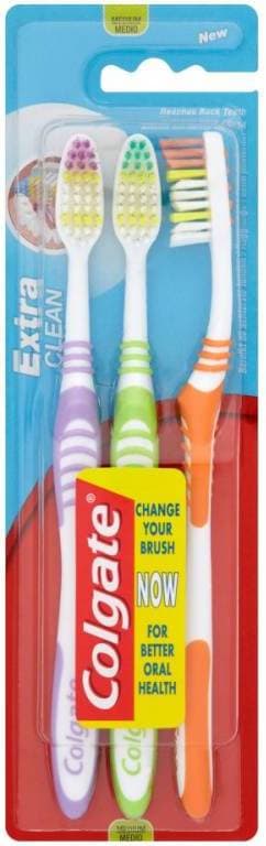 Colgate Extra Clean Medium 3-pack