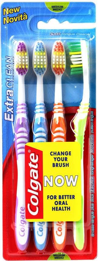 Colgate Extra Clean Medium 4-pack