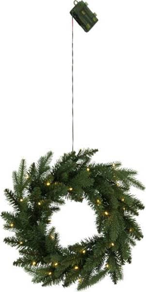Star Trading Wreath Byske Green Jullampa ∅ 45cm