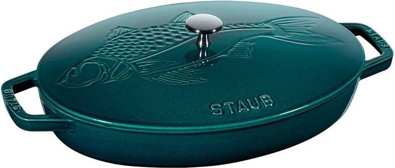 Staub Fish med lock 2.8 L