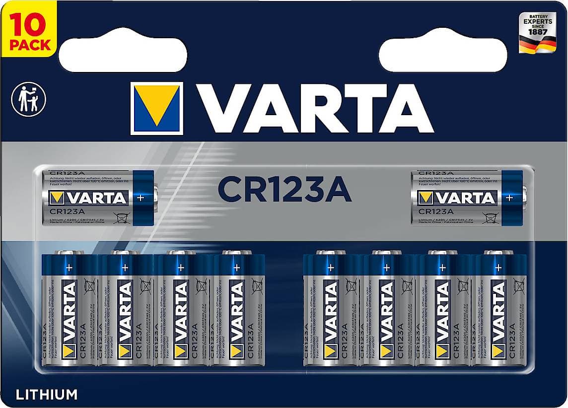Varta CR123A Compatible 10-pack