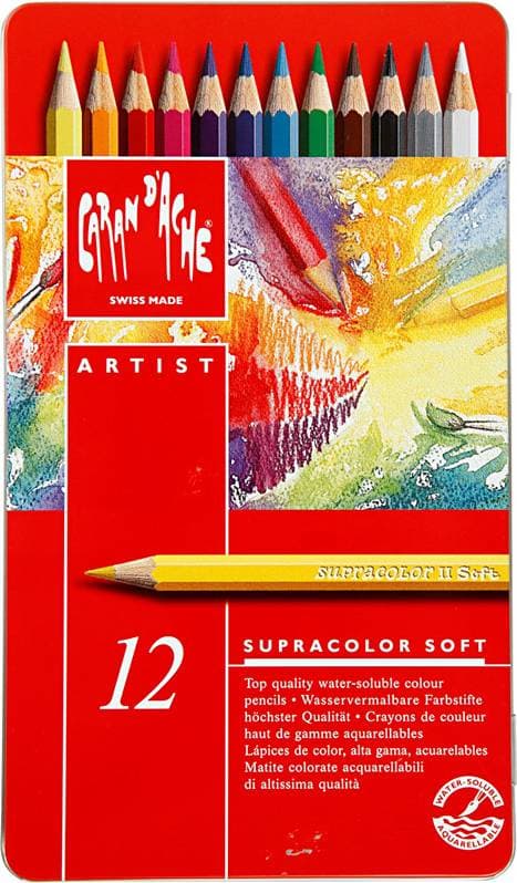 Caran d’Ache Supracolor Soft Aquarelle 12-pack