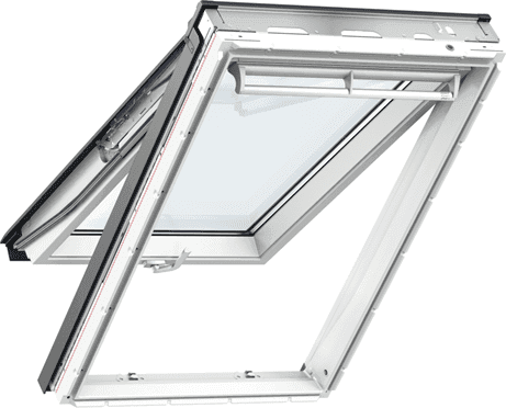 Velux GPU 0068 CK04 Aluminium, Trä Takfönster 3-glasfönster 55x98cm