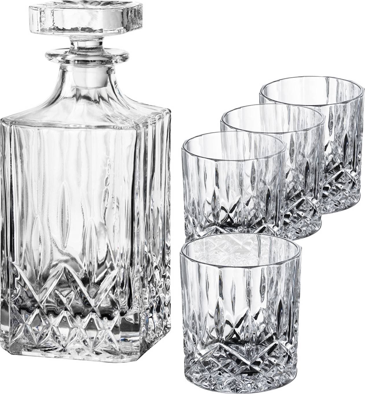 aida Harvey Carafe Set Whiskeykaraff 70cl 4st