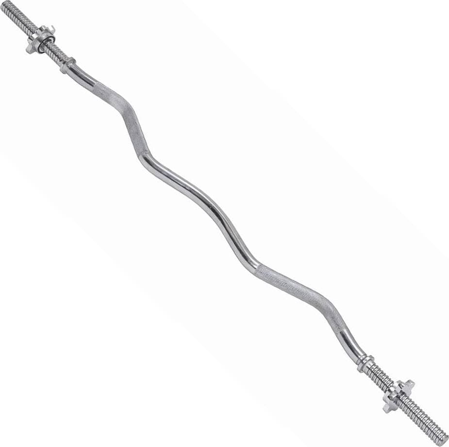 Master Fitness Curl Bar Spinlock 120cm