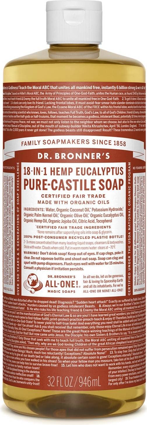 Dr. Bronners Pure-Castile Liquid Soap Eucalyptus 946ml