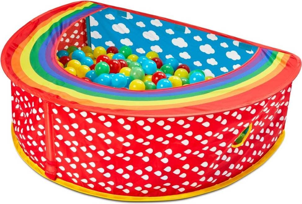 Worlds Apart 2 in 1 Pop Up Ball Pit Rainbow