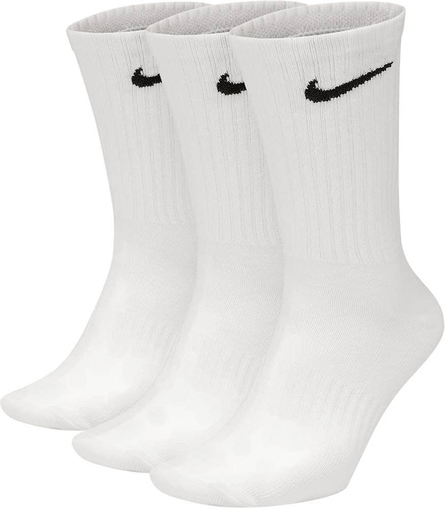 Nike Everyday Lightweight Training Crew Socks 3-pack - White/Black