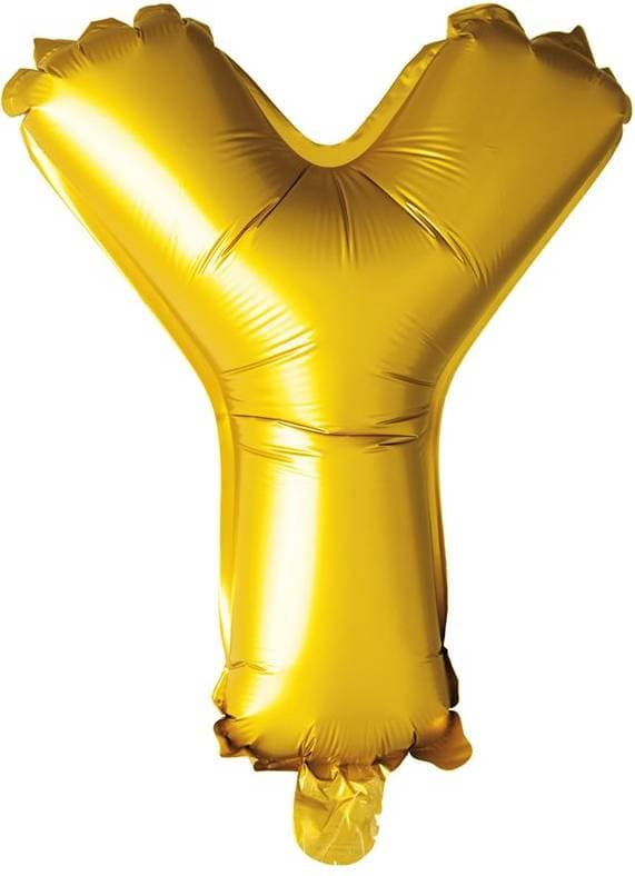 Hisab Joker Foil Ballon Letter Y Gold