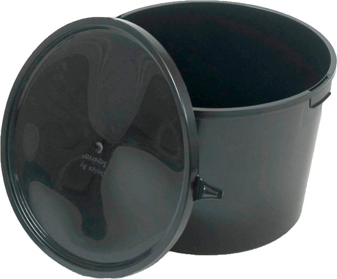 Separett Toilet Bucket with Lid Black 23L
