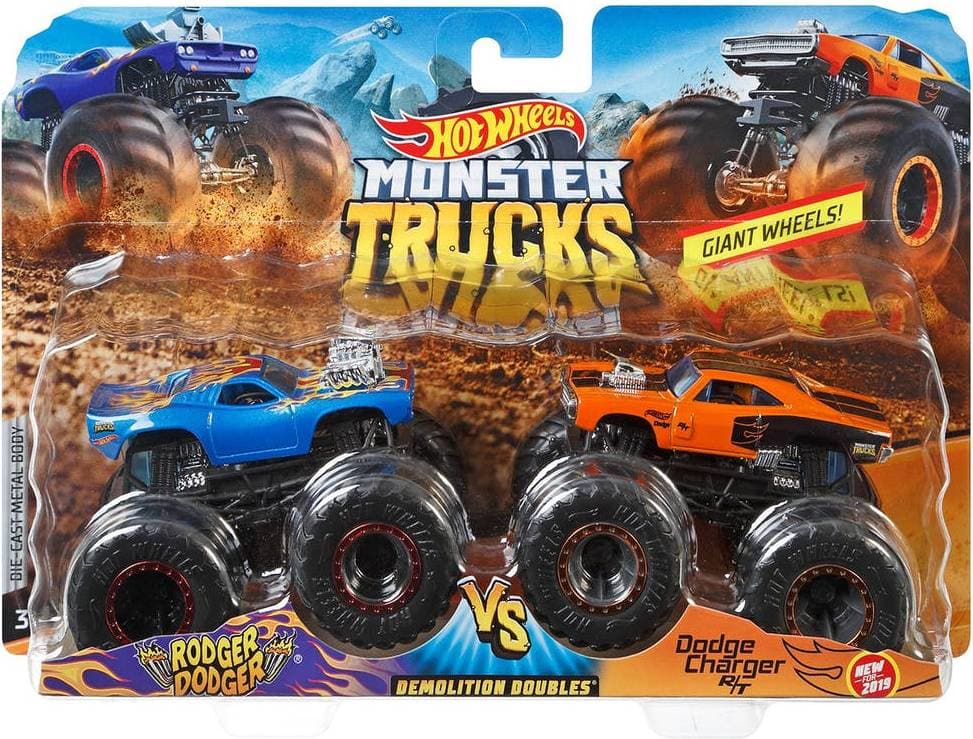 Hot Wheels Monster Trucks Demolition Doubles 2 Pack