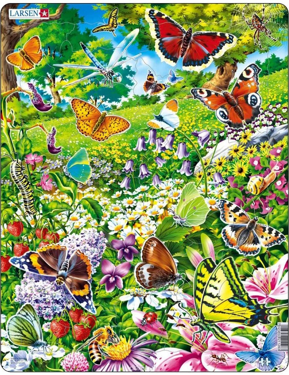 Larsen Butterflies in a Beautiful Flower Field 42 Bitar
