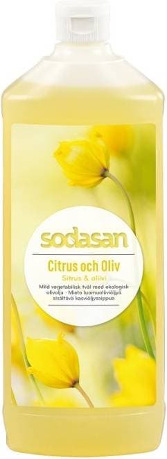 Sodasan Liquid Soap Citrus & Olive Refill 1000ml