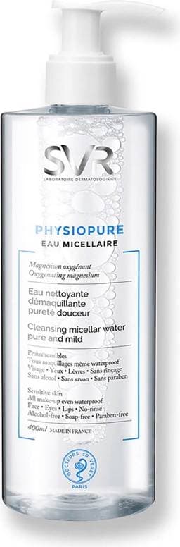 SVR Laboratoires Physiopure Eau Micellaire Pure & Mild Cleansing Micellar Water 400ml