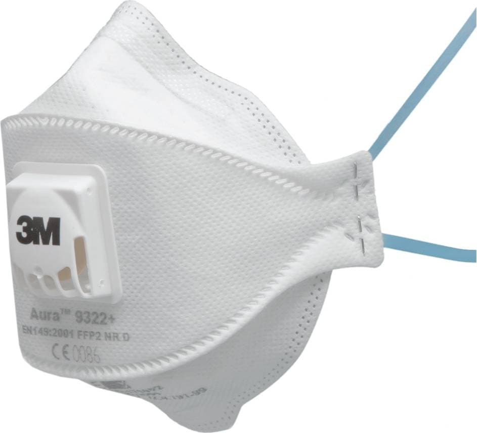 3M Aura Respiratory Protection 9322+ Face Mask 330-pack
