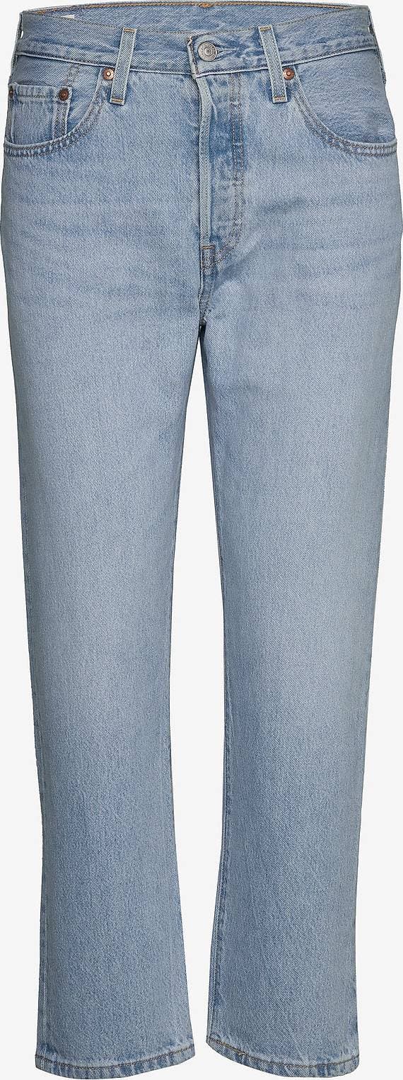 Levi's 501 Crop Jeans - Light Indigo/Worn in