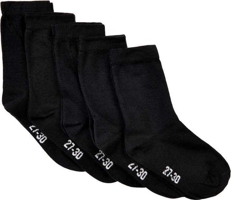Minymo Socks 5-pack - Black (5077-106)