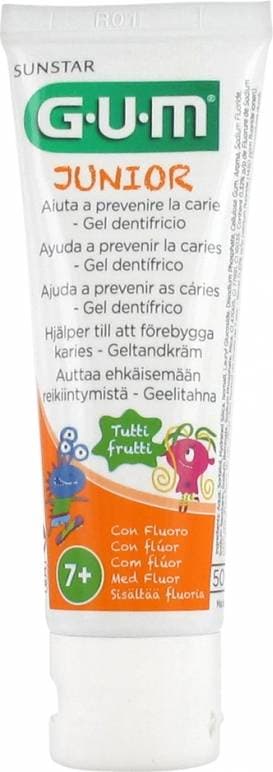 GUM Junior 7+ Tutti Frutti 50ml