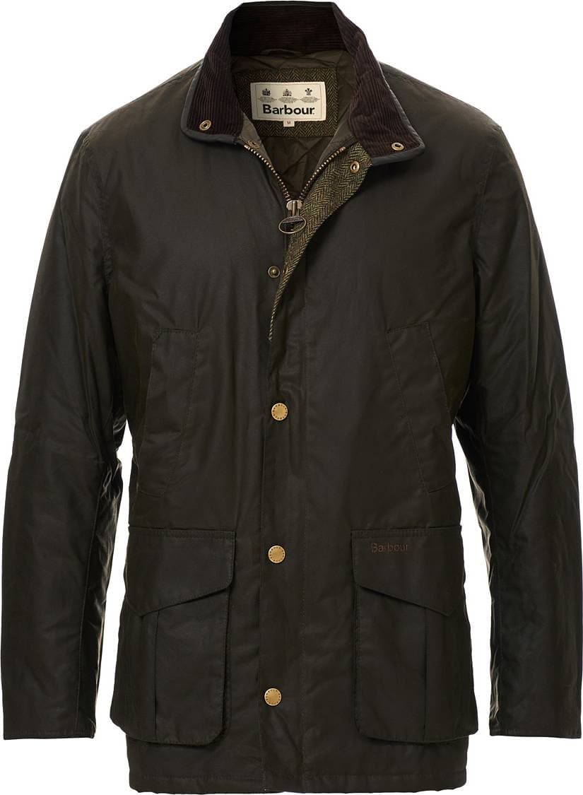 Barbour Hereford Wax Jacket - Olive