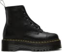 Dr. Martens Sinclair Milled Nappa Leather Platform Boots - Black