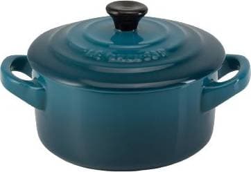 Le Creuset Deep Teal Stoneware Round med lock 0.25 L 10 cm