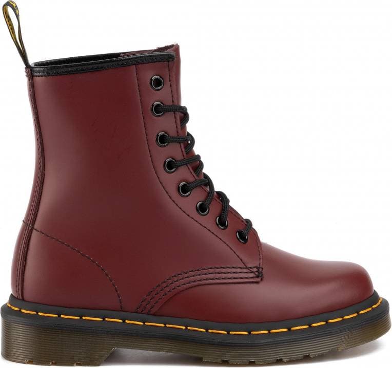 Dr. Martens 1460 Smooth Leather Lace Up Boots - Cherry Red