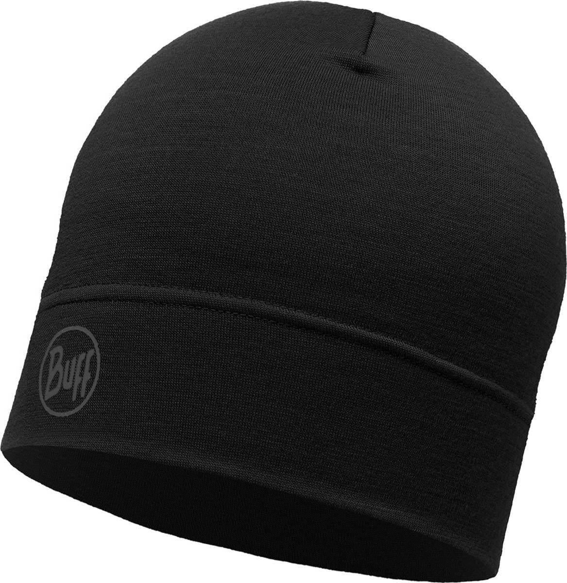 Buff Lightweight Merino Wool Hat - Black