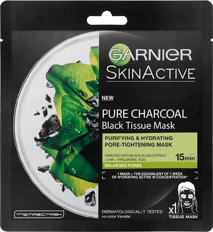 Garnier Skinactive Moisture Bomb Hydrating Face Sheet Mask Charcoal & Algae