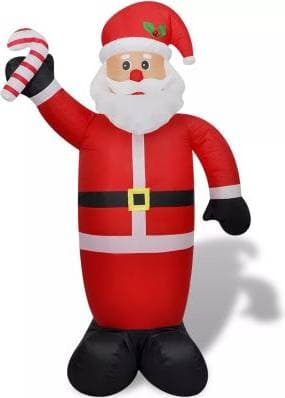 vidaXL Inflatable Decorations Santa Claus (242358)