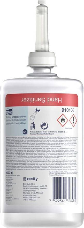Tork S1 Salubrin Hånddesinfektion Gel 1000ml
