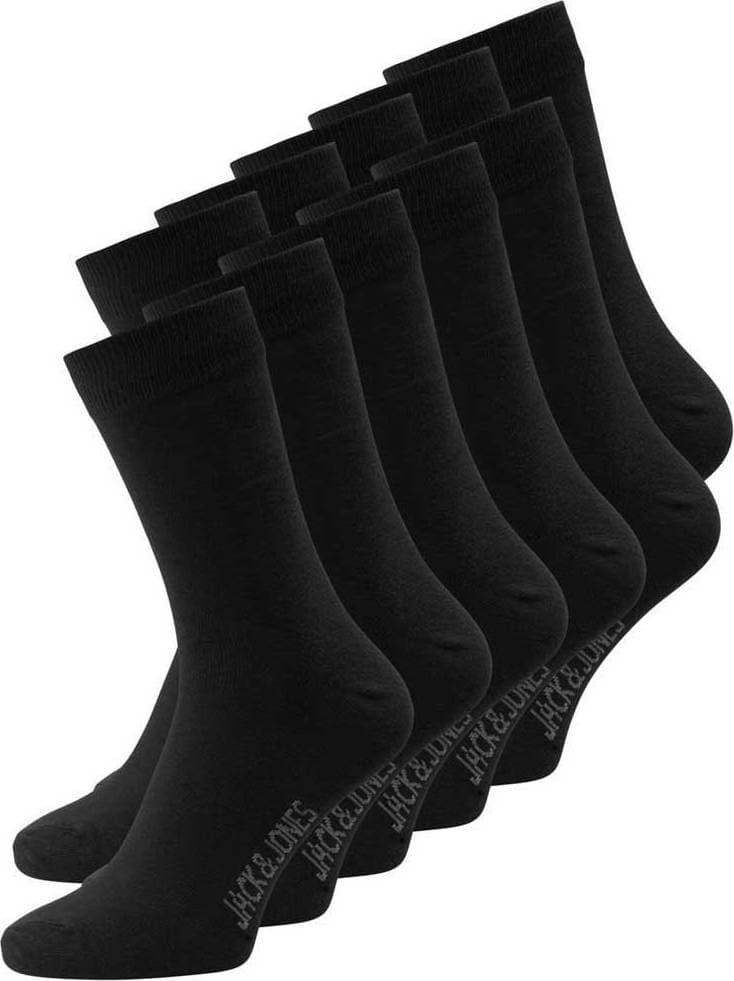Jack & Jones Plain Sock 10-pack - Black