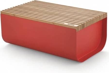 Alessi Mattina BG03 R Rostfritt Stål Med Bambulock Brödlåda