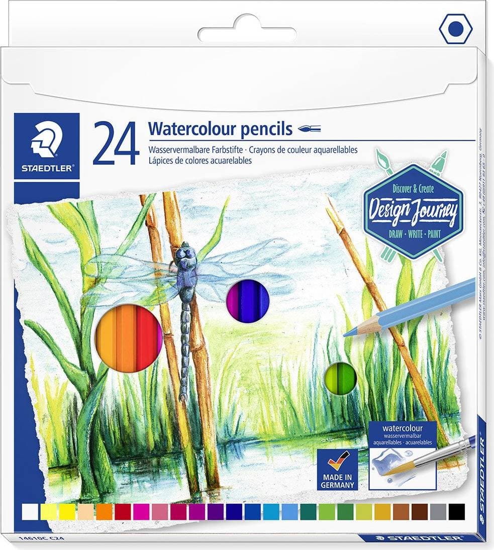 Staedtler 146 10C Watercolour Pencil 24-pack