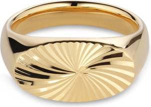 Jane Kønig Reflection Signet Ring - Gold