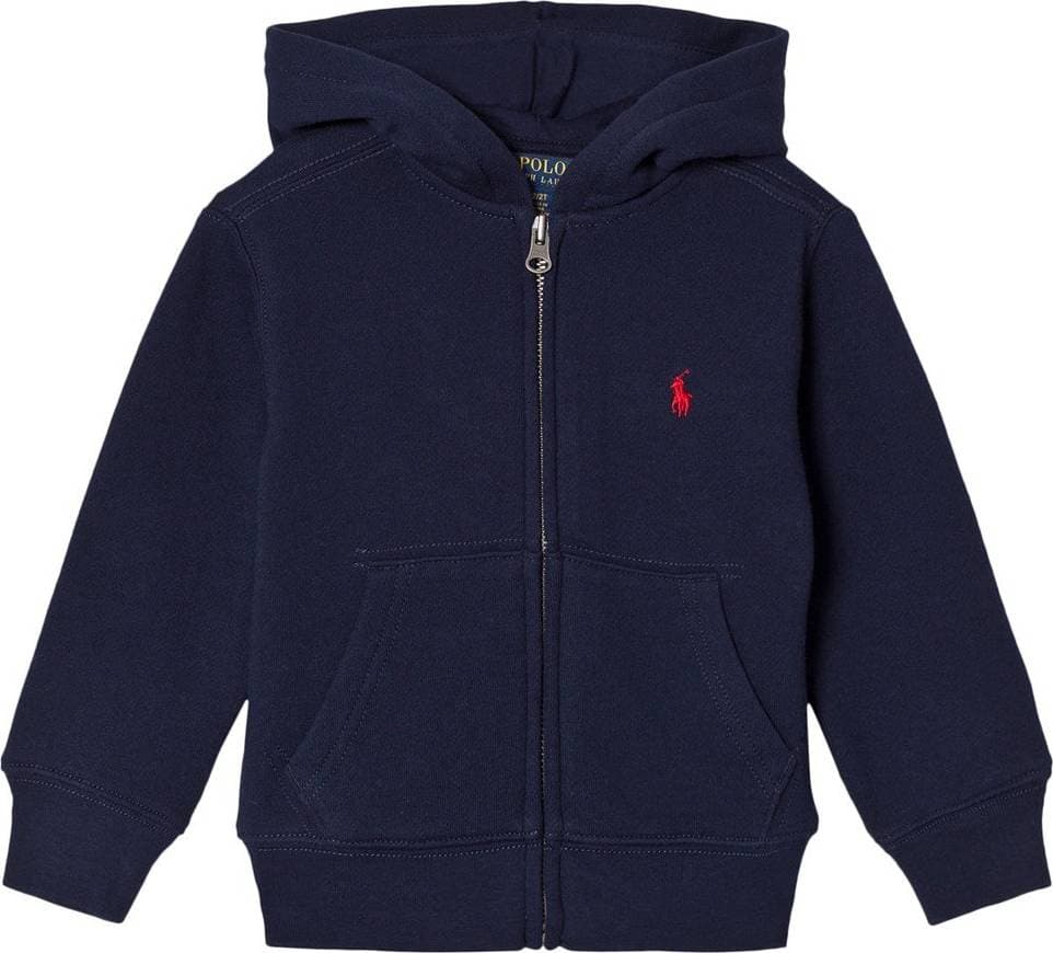 Polo Ralph Lauren Little Kid's Cotton Blend Fleece Hoodie - Navy (322547626001)