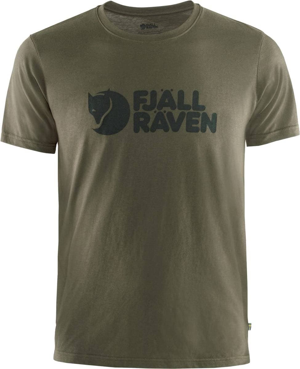 Fjällräven Logo T-shirt - Dark Olive